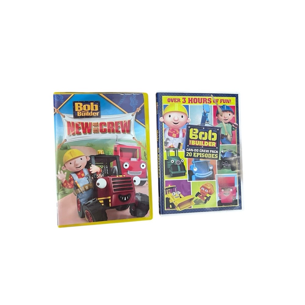 Bob the Builder: 20 Episode Can-Do Crew And New To The Crew 2 DVDs With Cases